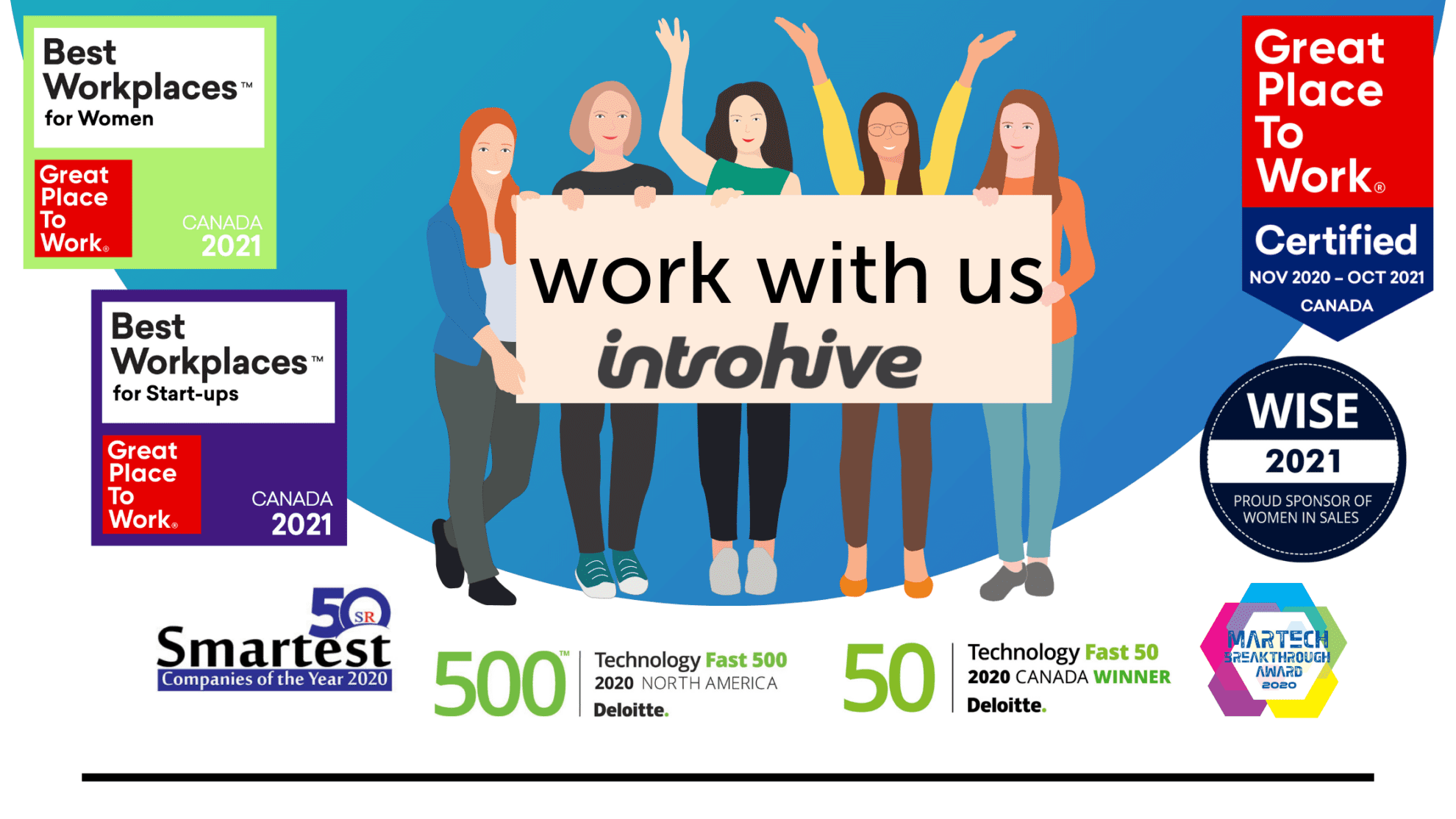 Introhive | work with us | Introhive named one of the Best Workplaces™ for Women