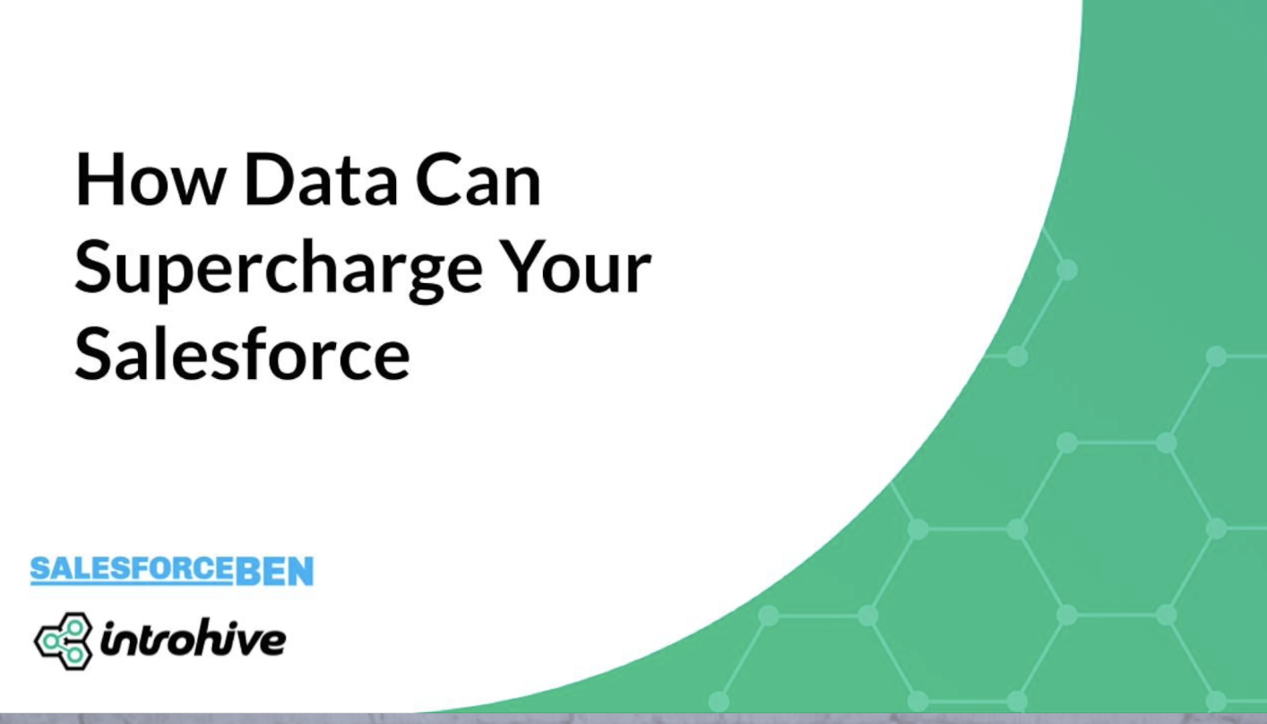how data can supercharge your salesforce