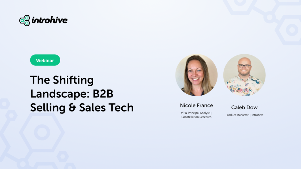 Introhive | 27 The Shifting Landscape B2B Selling Sales Tech | Webinars