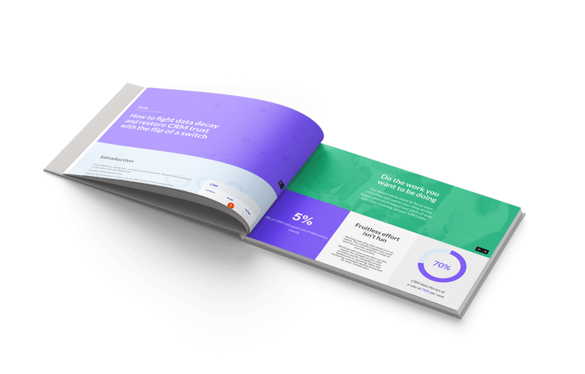 Introhive | https app.unbouncepreview.com publish assets 79ed30f0 cdd7 435a ad99 993430037572 f5c53e3f cleasne book | Guide: How to fight data decay and restore CRM trust with the flip of a switch