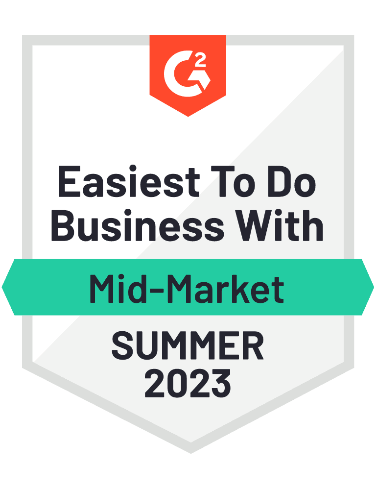 Turqouise accent easiest to do business with mid-market summer 2023