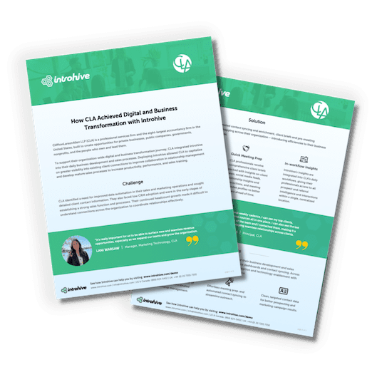 ClifftonLarsonAllen Case Study Cover