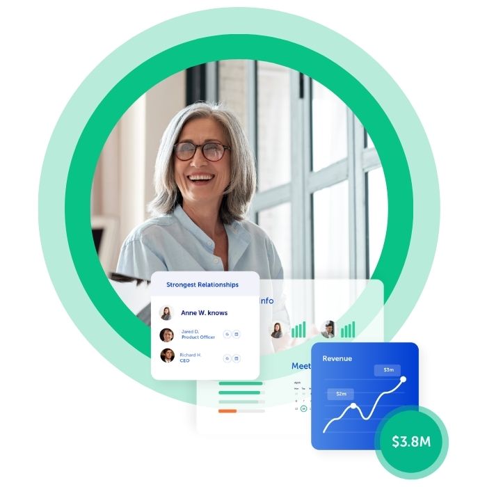 A partner is discussing her client relationships with colleagues as part of their succession planning before she retires.