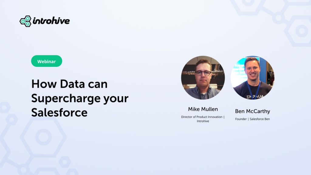 Introhive | 12 How Data can Supercharge your Salesforce | Resources center | Your one-stop shop | Introhive