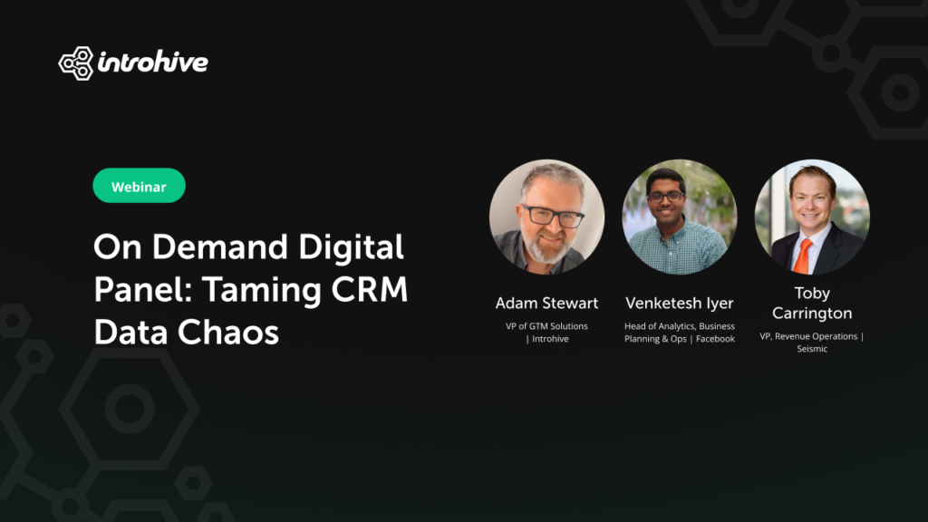 Introhive | 14 On Demand Digital Panel Taming CRM Data Chaos | Resources center | Your one-stop shop | Introhive