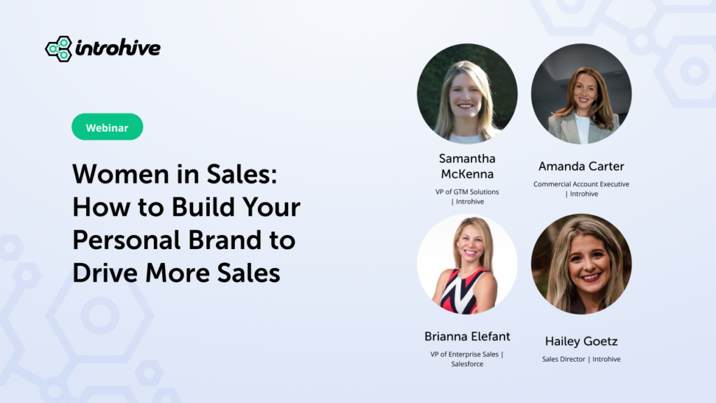 Introhive | 16 Women in Sales – Personal Branding | Resources center | Your one-stop shop | Introhive