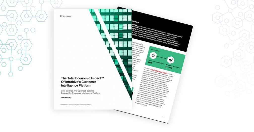 The Forrester Total Economic Impact™ Study for Introhive’s Customer Intelligence Platform