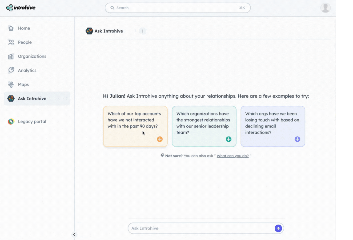 Introhive | Ask Introhive GIF 1 1 | Relationship Intelligence