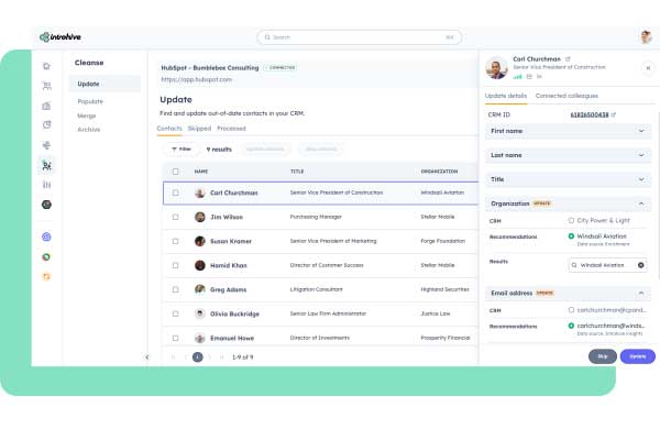 Introhive | Data Automation Cleanse | Data Automation