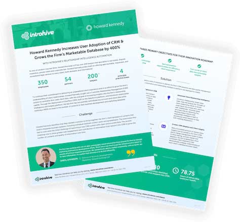 Introhive | Howard Kennedy Data automation case study | Data Automation