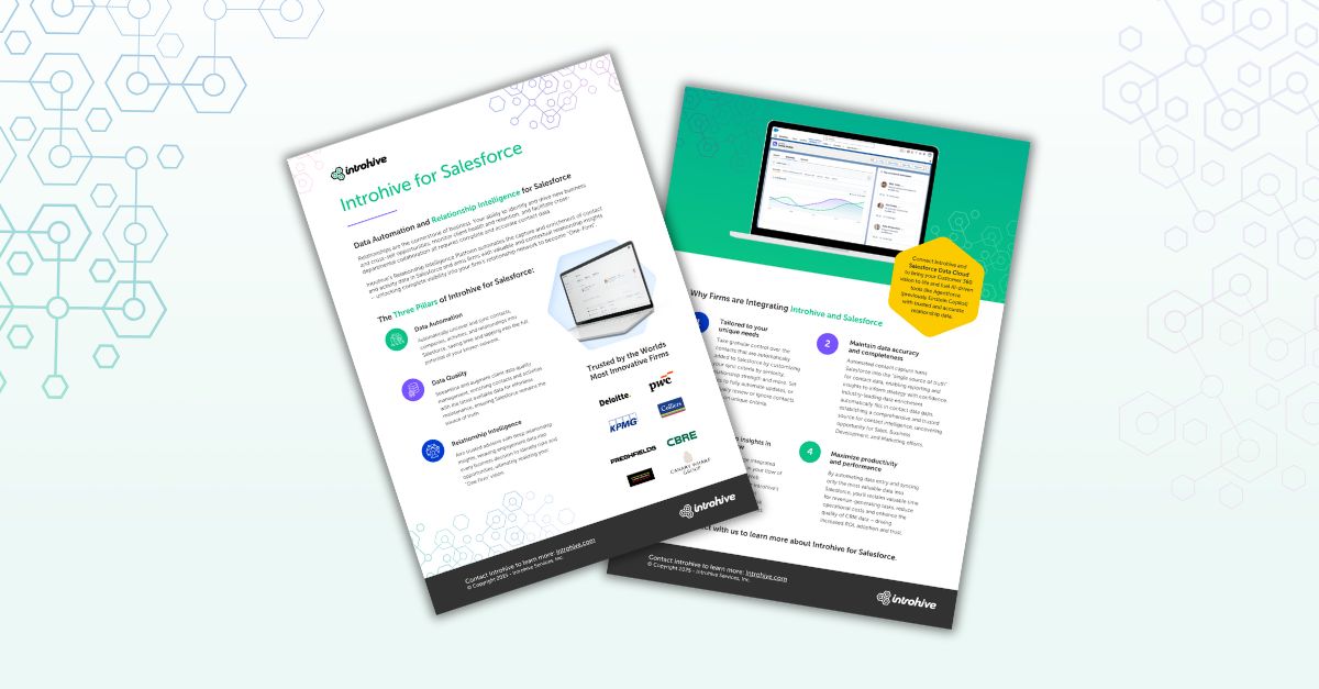Introhive For Salesforce