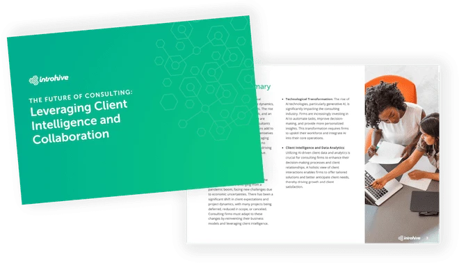 Introhive | merging digitaztion image | Industry Page - Consulting