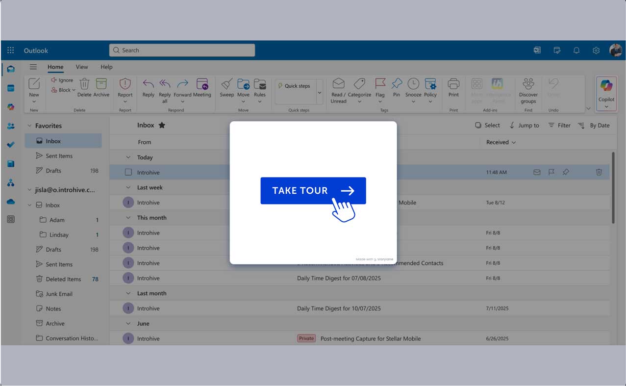 Introhive | storylane hero business development | Business Development