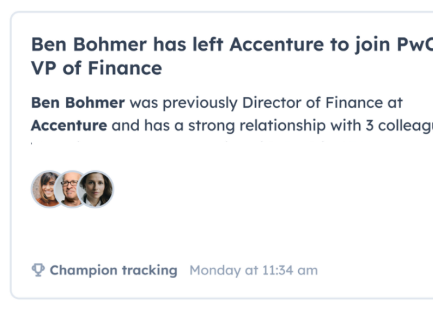 Introhive | Champion Tracking | Relationship Intelligence