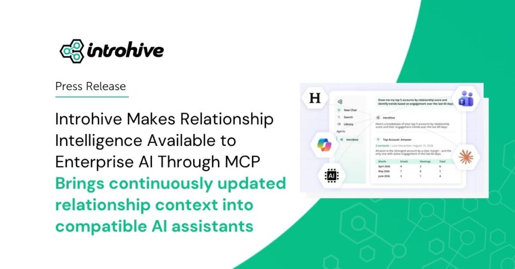Introhive Makes Relationship Intelligence Available to Enterprise AI Through MCP feature image